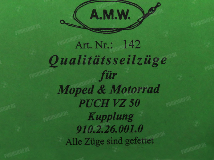 Bowdenzug Puch VZ50 Kupplungszug A.M.W. 
